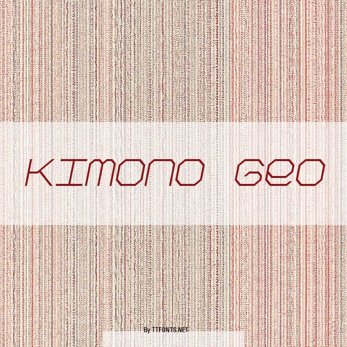 Kimono Geo example